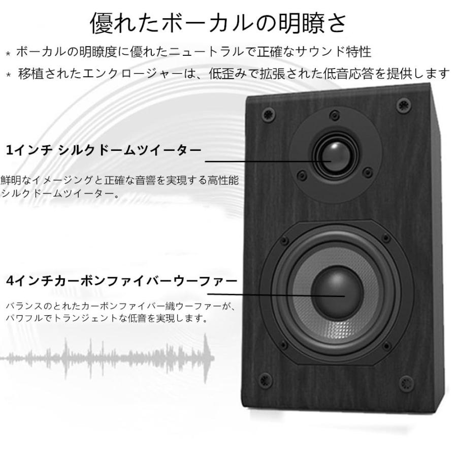 LONPOO ブックシェルフスピーカー 150W(2台1組) パッシブスピーカー Amazon.co.jp: Starfavor P4-2ウェイパッシブ ブックシェルフ