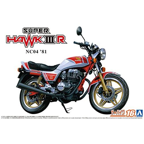 青島文化教材社 1/12 ザ・バイクシリーズ No.16 ホンダ NC04 スーパーホークIIIR 1981 プラモデル 成型色 |  | 03
