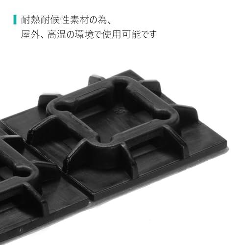 パンドウイットコーポレーション 結束バンド固定具 耐熱耐候性 マウントベース 強力VHB粘着テープ付き 100個入り SGABM20-AV-C3 |  | 04