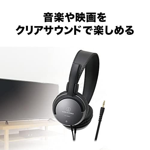 オーディオテクニカ ATH-250AV ヘッドホン 有線 音楽・映画観賞用 軽量 3.5mm接続 ブラック |  | 02