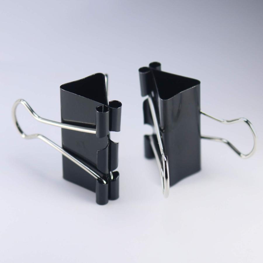 lingzaling 32mm ダブルクリップ ブラック 24個入り |  | 05