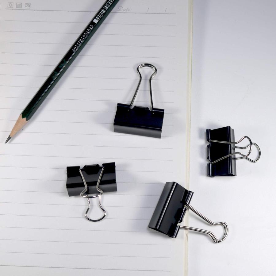 lingzaling 32mm ダブルクリップ ブラック 24個入り |  | 06