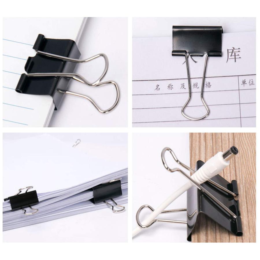 lingzaling 32mm ダブルクリップ ブラック 24個入り |  | 07