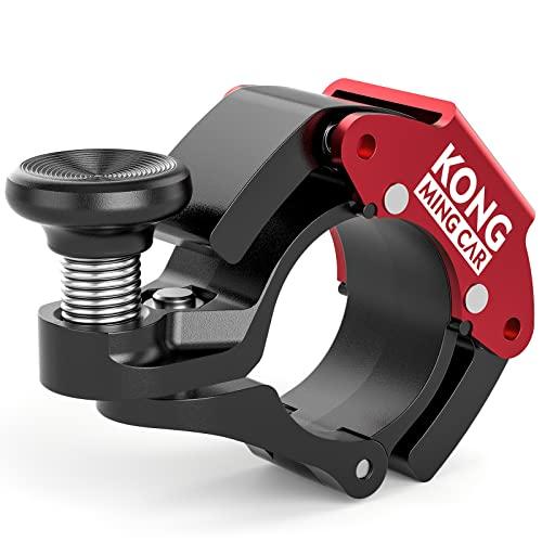 自転車 ベル さわやかな音色 消音機能付き 軽量 大音量 アルミ製 サイクルベル レッド （KO-280） | 