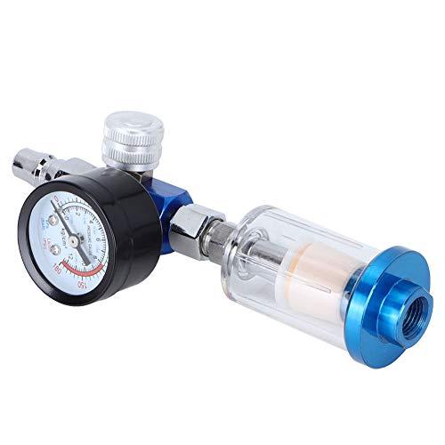 TOPINCN 1/4 インチ空気圧レギュレータースプレーガンレギュレーター祈りペイントガン空気圧ゲージスプレー塗装ガン用空気圧ツール |  | 02