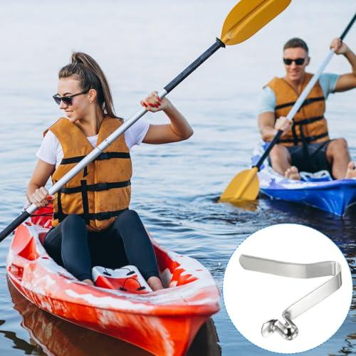 PATIKIL カヤックパドルスナップ8x6mm テントポールクリップ10個セット スチールV字型シングルピンプッシュボタンスプリングクリップ |  | 05