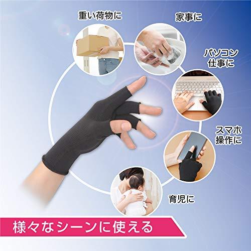 MINOURAミノウラ 山田式 手指のサポーター 五本指 M-? : SOLVERTEX