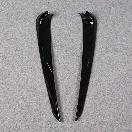 RUIQ 日産 セレナ C27系 後期 ハイウェイスター 専用 外装 フロントフォグ ランプ ガーニッシュ ベゼル カバー ピアノブラック NI |  | 03