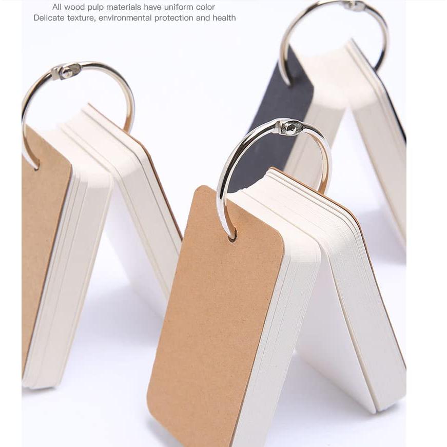 単語帳 暗記カード 大きめ 600枚 単語カード リング 英語 中学 暗記帳 ブラウン |  | 06