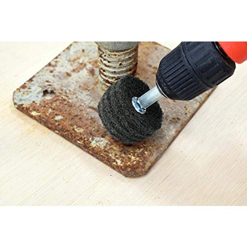 SK11エスケー11 サビ取りアフロ君 ジュニア 六角軸 電動ドリル/インパクトドライバー用 かため#150 |  | 02