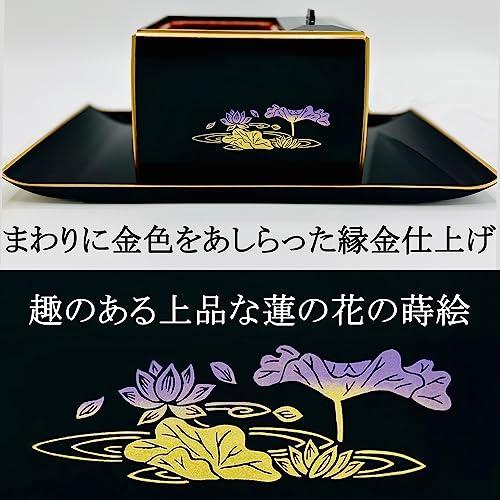 お焼香 セレクト6点セット 黒（フチ金） 5寸 香炉・焼香盆・お香・香炭・灰・灰ならし 国産 日本製 |  | 01