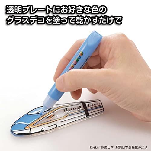 ヤマト グラスデコ オーナメントプレートパック 新幹線 4個入り |  | 03