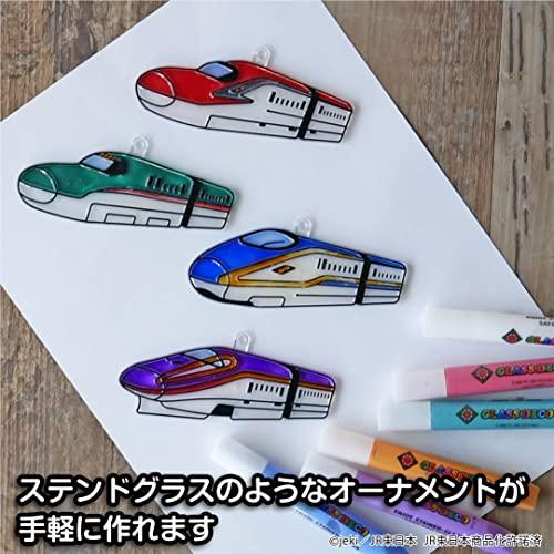 ヤマト グラスデコ オーナメントプレートパック 新幹線 4個入り |  | 04