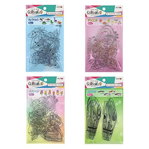 ヤマト グラスデコ オーナメントプレートパック 新幹線 4個入り |  | 05