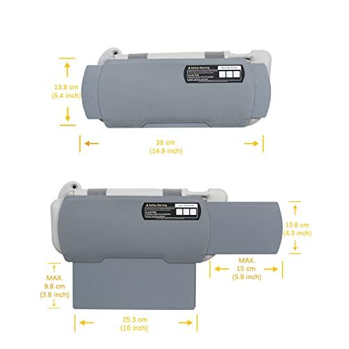WANPOOL 車用 バイザー 日除け エクステンダー 窓用シェード アンチグレア サンブロッカー 運転席/助手席用 1点 グレー |  | 01