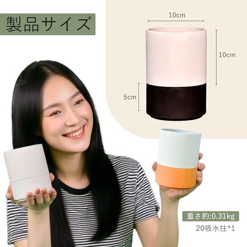 Green Ship 植木鉢 底部自動給水プランター 3号 白のセット 樹脂プラスチ&ストーン 陶器な質感 丈夫且軽量 おしゃれ 塊根植物対応可 |  | 06