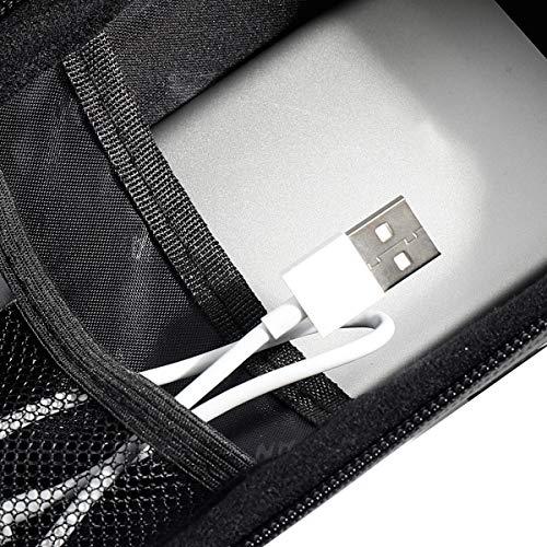 WILD MAN 防水電話ホルダータイプ自転車ハンドルバーバッグタッチスクリーン付き6.7インチ未満の電話用（X1黒） |  | 05