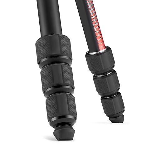 【互換品】 マンフロットManfrotto トラベル三脚 Element MII アルミ4段三脚キット レッド 軽量 自重 1.55kg 耐荷重 8k |  | 04