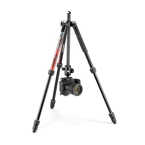 【互換品】 マンフロットManfrotto トラベル三脚 Element MII アルミ4段三脚キット レッド 軽量 自重 1.55kg 耐荷重 8k |  | 06