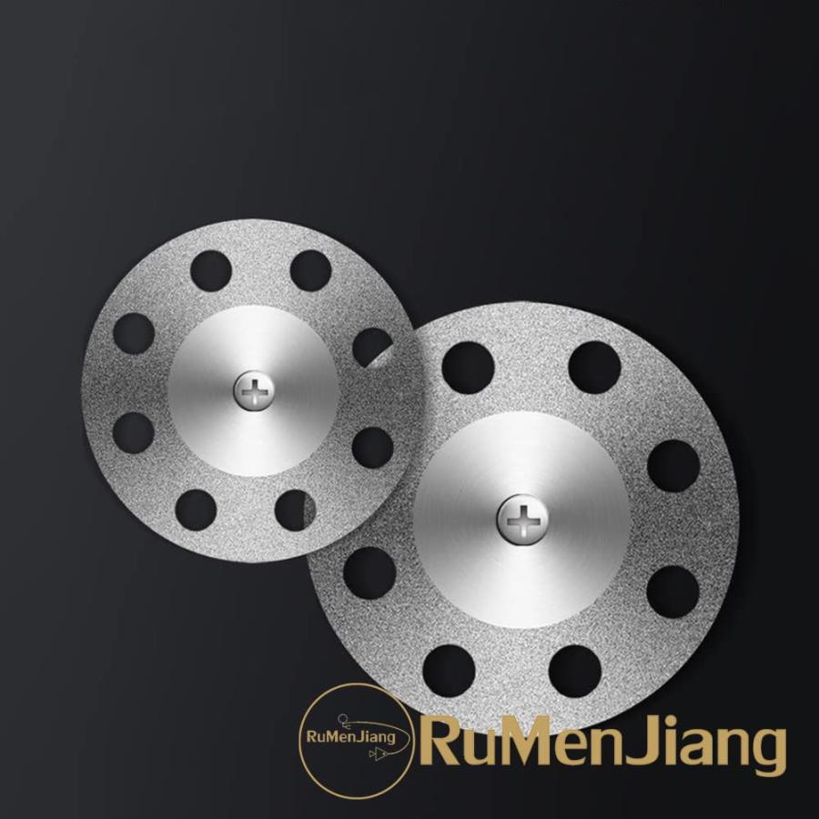 24個入 カッティングディスク 丸穴ミニダイヤモンドカッター 直径22mm 25mm 回転式 研磨カッター 彫刻工具 マイクログラインダー用（刃 |  | 03