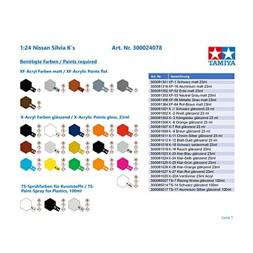 タミヤ 1/24 スポーツカーシリーズ No.78 ニッサン シルビア K's プラモエル 24078 |  | 01
