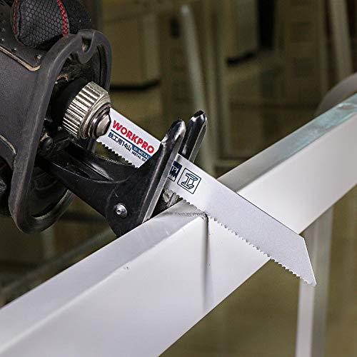 WORKPRO レシプロソー替刃 電気のこぎり替え刃 鉄工・木工用 金属 ステンレス 非鉄金属 プラスチックパイプ 収納ケース付き 10点? |  | 05