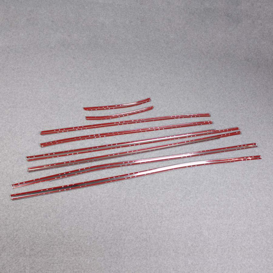 RUIQ トヨタ ヴォクシー 80系 後期モデル2017年7月〜 Toyota VOXY 専用 外装 ステンレス フルセット ウィンドウフレーム |  | 05