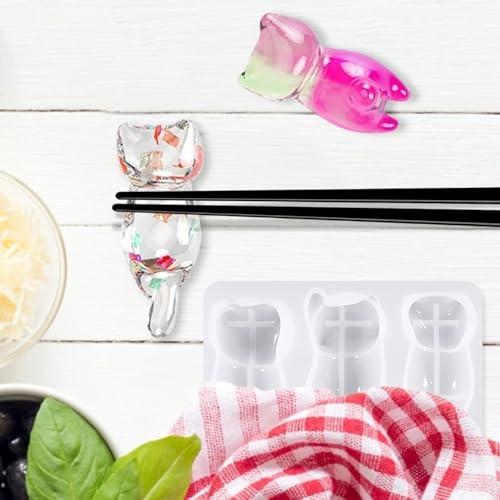 サムコス シリコンモールド 猫 筆置き 立体 匹の猫 猫の背中 UVレジン エポキシ樹脂 DIY ハンドメイド かわいい 樹脂 工芸品 装飾品 |  | 05