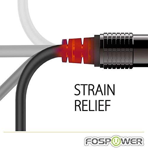 FosPower 0.9m 光デジタルケーブル Mini TOSLINK 3.5mm ミニ トスリンク オーディオ オプティカルケーブル 角型- |  | 05