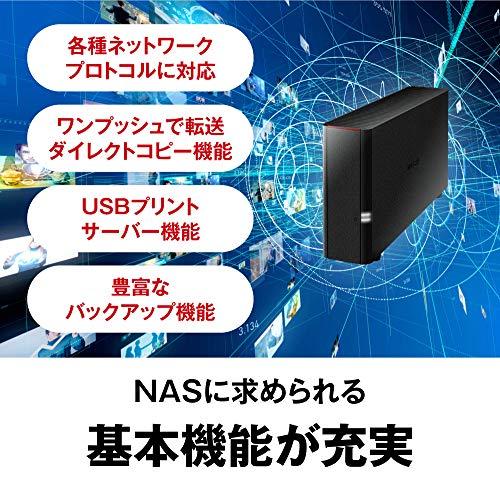 バッファロー BUFFALO NAS スマホ/タブレット/PC対応 ネットワーm