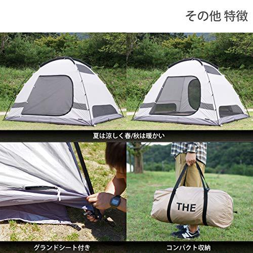 DODディーオーディー ザ・テントM 初心者向け 前室付きドームテント3人