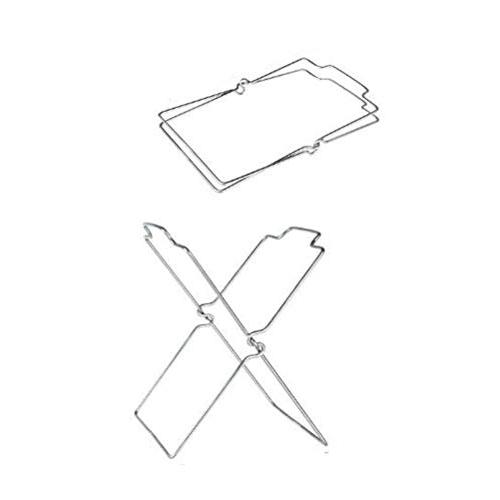 STK ゴミ袋ハンガー スタンド 折り畳み レジ袋ハンガー 雑巾ハンガー ゴミ袋スタンド 掛け式 分別 持ち運び コンパクト 1個セット | 