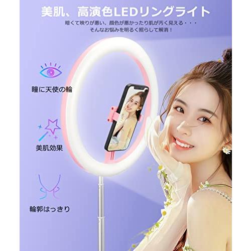 Sunnila LEDリングライト 折りたたみ一体式 アップグレード版 Sunnila 卓上地面両用 リングライト 撮影用 自撮り用 配信用ライ |  | 05