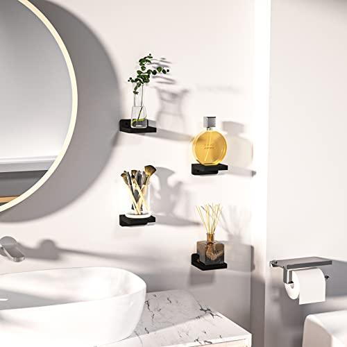 SRIWATANA 壁掛けラック ウォールシェルフ 小さい 飾り棚 4個セット ブラック |  | 04