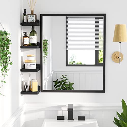 SRIWATANA 壁掛けラック ウォールシェルフ 小さい 飾り棚 4個セット ブラック |  | 07