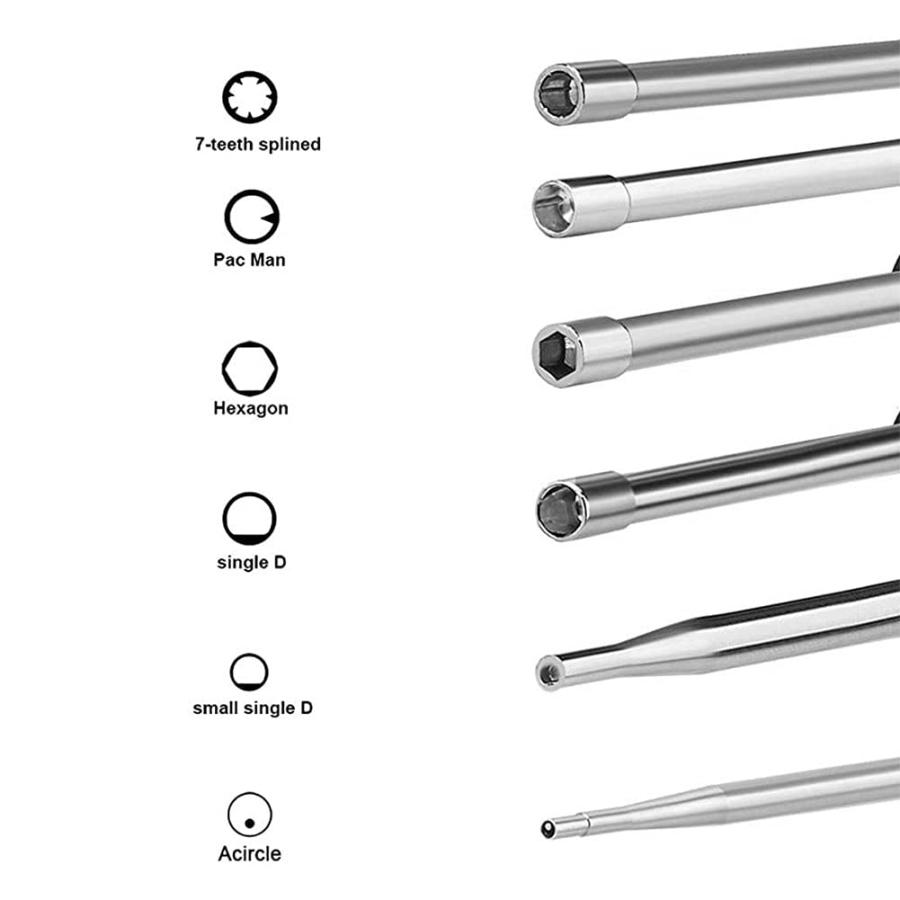 Bowarepro キャブレター 調整ツール12本セット 調整可能なスクリュードライバー エンジンツール キャブレター用ピンクリーナー 収納ケー |  | 03