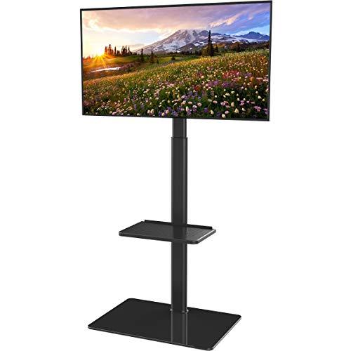 Hemudu ユニバーサルフロアTVスタンド（19?42インチフラット