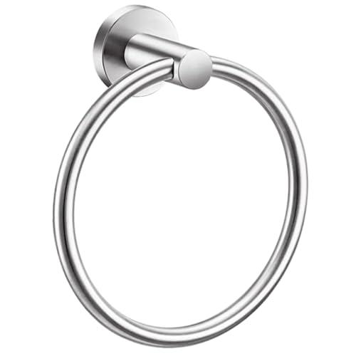 タオルリング タオル掛け ステンレス アンティーク タオルハンガー トイレ バスルームアクセサリー キッチン 浴室 壁掛け ネジ付き 14.5c | 