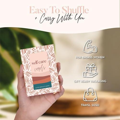 52枚のセルフケアアファメーションカード - 不安&ストレス解消 瞑想 マインドフルネス リラクゼーション用 |  | 03