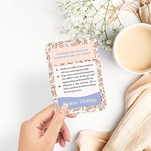 52枚のセルフケアアファメーションカード - 不安&ストレス解消 瞑想 マインドフルネス リラクゼーション用 |  | 04