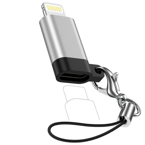 Ocbuo Type Cからライトニング変換 防紛失ストラップ付 タイプC Lightning変換アダプタ 27WPD急速充電/高速データ転送 | 