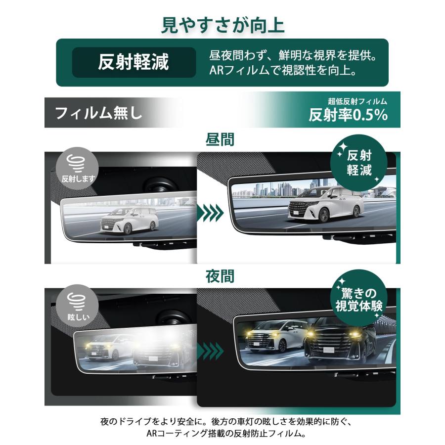 LANTU トヨタ ハリアー 80系 用 デジタルインナーミラー+ ナビフィルム セット 超低反射 ARフィルム+ガラスフィルム ディスプレイ用 |  | 04