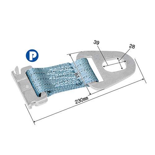 pa-man ベルトアダプター 幅50mm ラッシングレール 金具 Eトラック 荷締め機 荷止め |  | 01