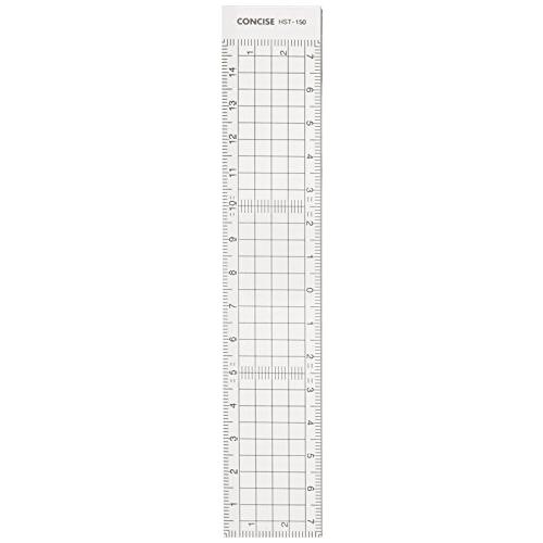 コンサイスConcise 定規 直 方眼カッティングスケール 15cm HST-150 115205 | 