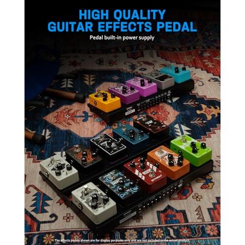 STRICH 電源内蔵エフェクターボード 38 x 28cm 0.98kg 軽量アルミ合金製ペダルボード ペダルケーブル バッグ フックループス |  | 06