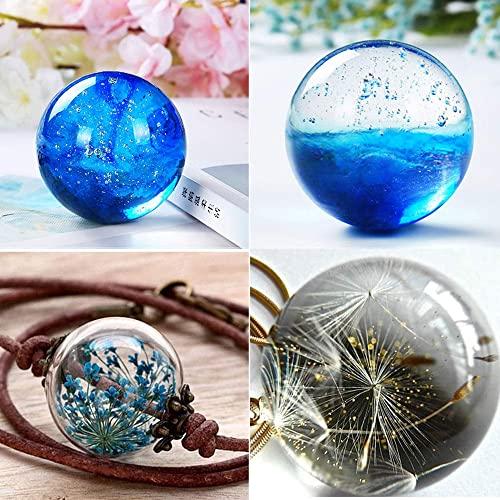 球体 シリコンモールド２個セット ハンドメイドシリコン型 6サイズ（9mm/12mm/15mm/16mm/20mm/25mm）初心者向き 度 ソ |  | 04