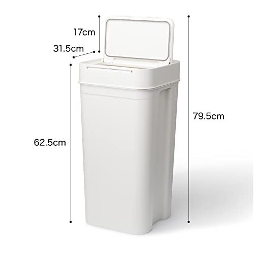 ライクイット likeーit フタ付きゴミ箱 防臭 キッチン ゴミ箱 ニオイ漏れ対策 シールズ45 密閉ダストボックス 約45L ホワイト 日本 |  | 06