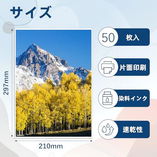 Giftgarden 写真用紙 A4 210x297mm サイズ 収納 フォト用紙 0.25mm厚手 50枚入 |  | 01