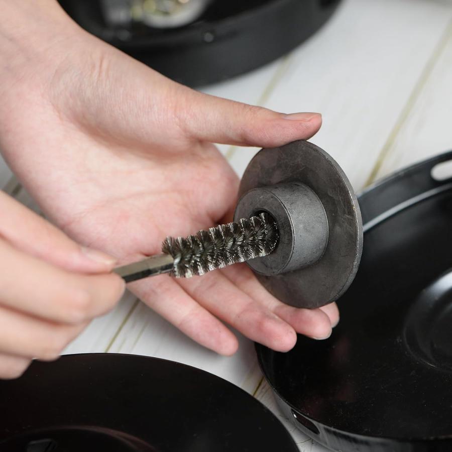 KEWAYO12個入ワイヤーブラシ 真鍮 セット ステンレス鋼 研磨ブラシ 研削ブラシ六角軸6.35（Φ8mm Φ9mm Φ10mm Φ11mm |  | 05