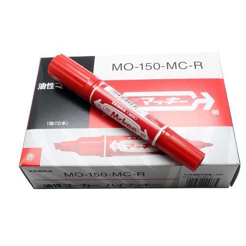 ゼブラ 油性ペン ハイマッキー 赤 10本 B-MO-150-MC-R |  | 02